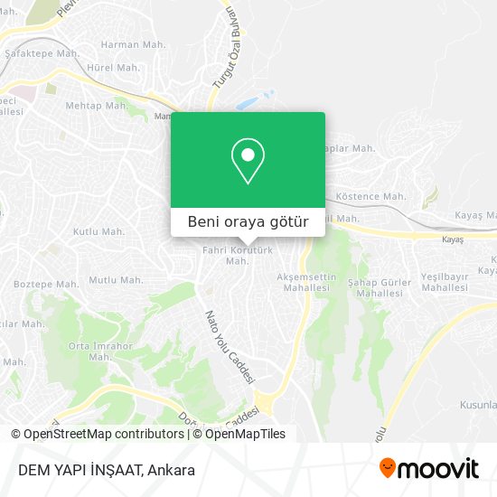 DEM YAPI İNŞAAT harita