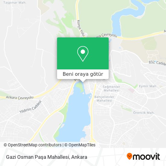 Gazi Osman Paşa Mahallesi harita