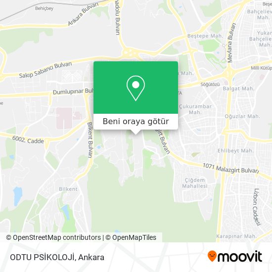 ODTU PSİKOLOJİ harita