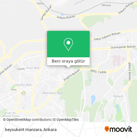 beysukent manzara harita