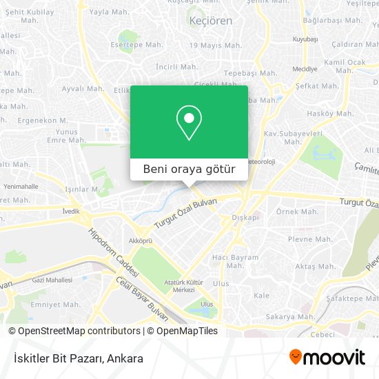 İskitler Bit Pazarı harita