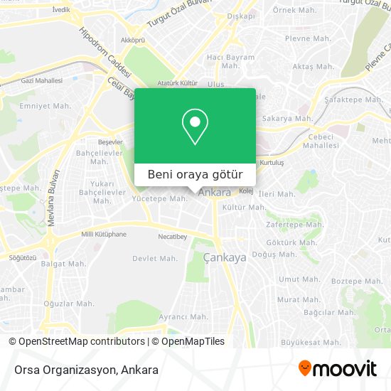 Orsa Organizasyon harita