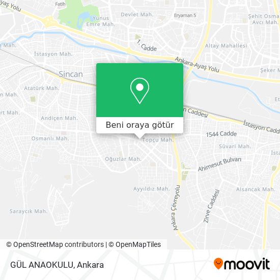 GÜL ANAOKULU harita