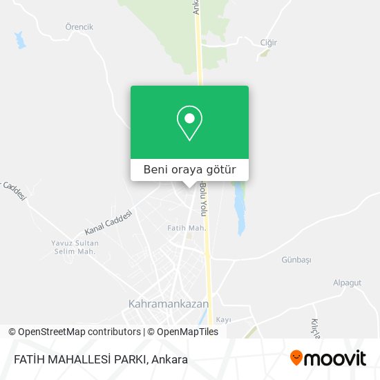 FATİH MAHALLESİ PARKI harita