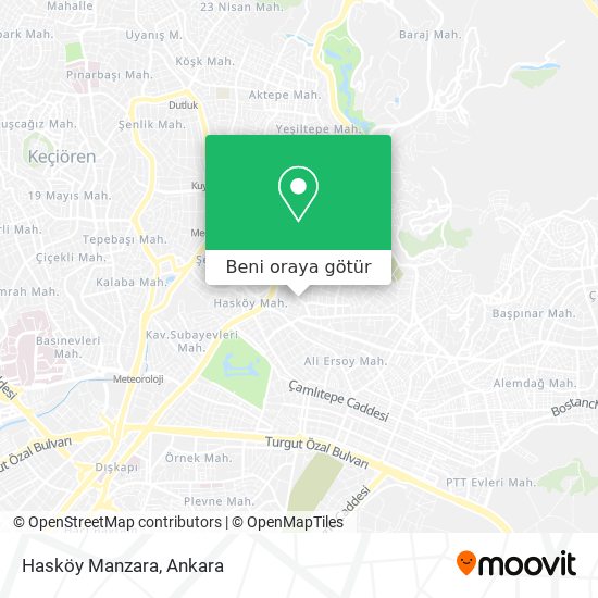 Hasköy Manzara harita