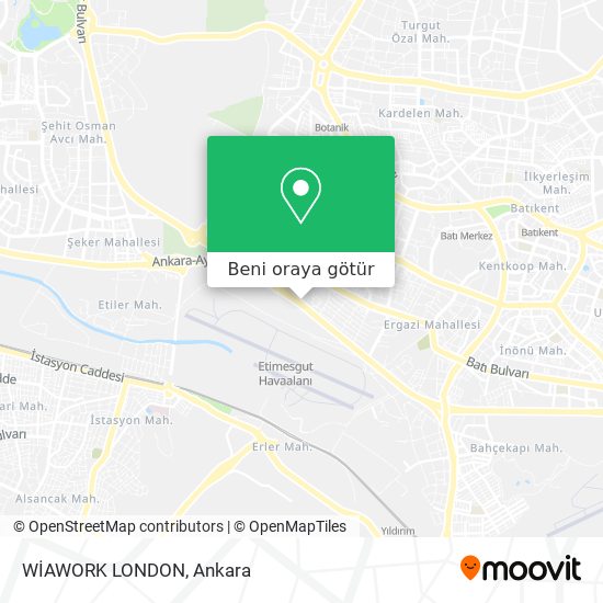 WİAWORK LONDON harita