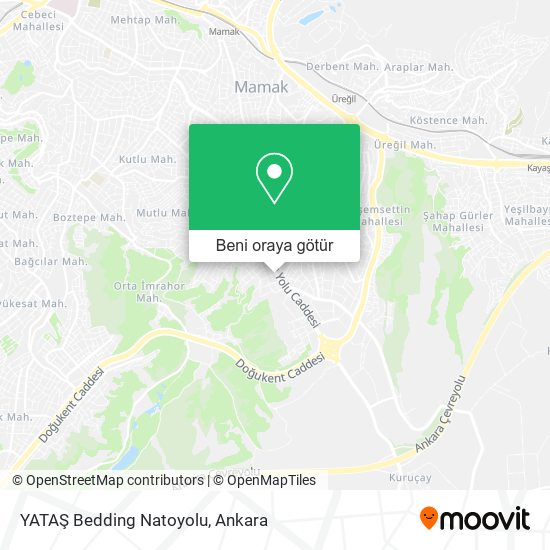 YATAŞ Bedding Natoyolu harita
