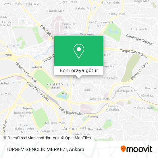 TÜRGEV GENÇLİK MERKEZİ harita