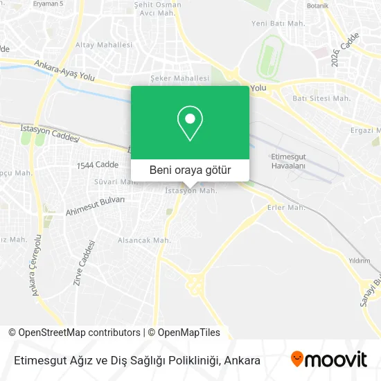 Etimesgut Ağız ve Diş Sağlığı Polikliniği harita