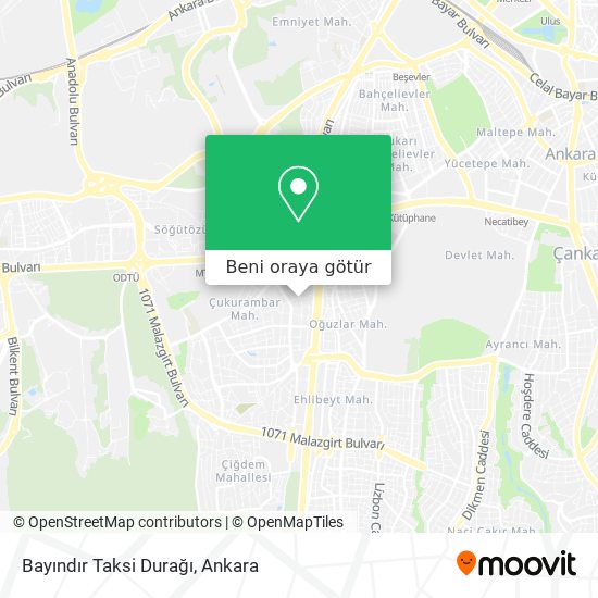 Bayındır Taksi Durağı harita
