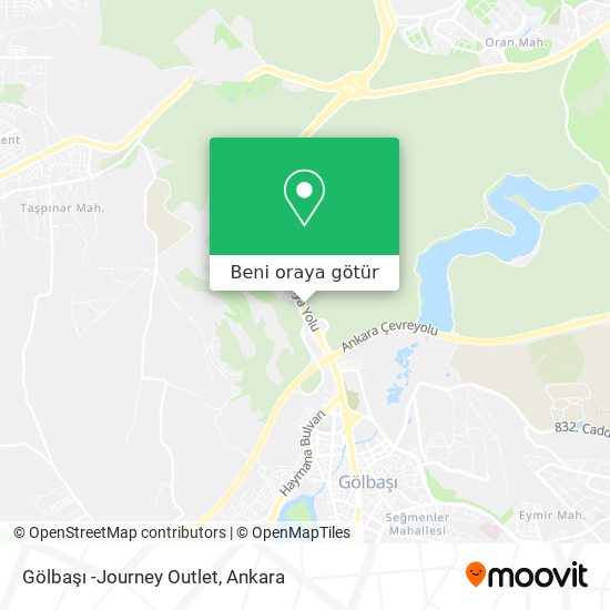 Gölbaşı -Journey Outlet harita