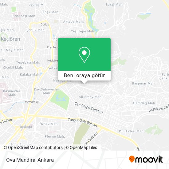 Ova Mandıra harita