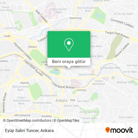 Eyüp Sabri Tuncer harita