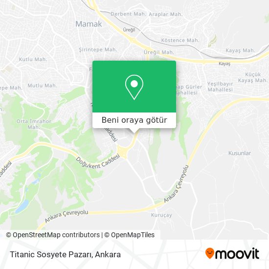 Titanic Sosyete Pazarı harita