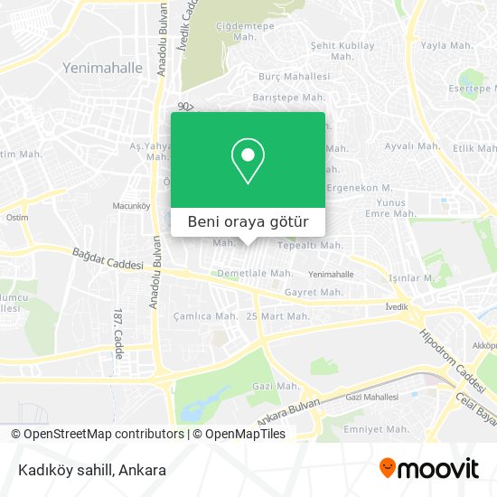 Kadıköy sahill harita