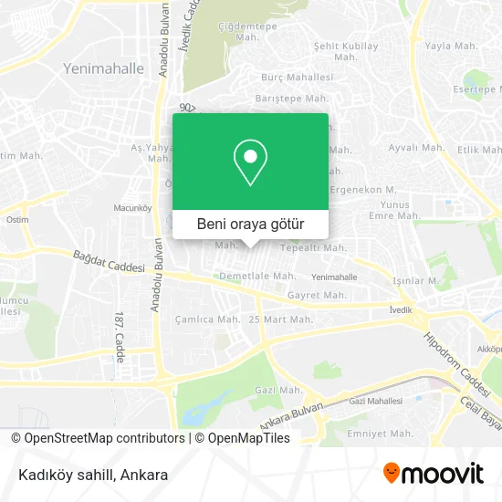 Kadıköy sahill harita