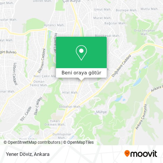 Yener Döviz harita