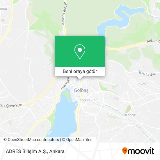 Adres ADRES Bilişim A.Ş., Gölbasi nerede, otobüs ile nasıl gidilir?