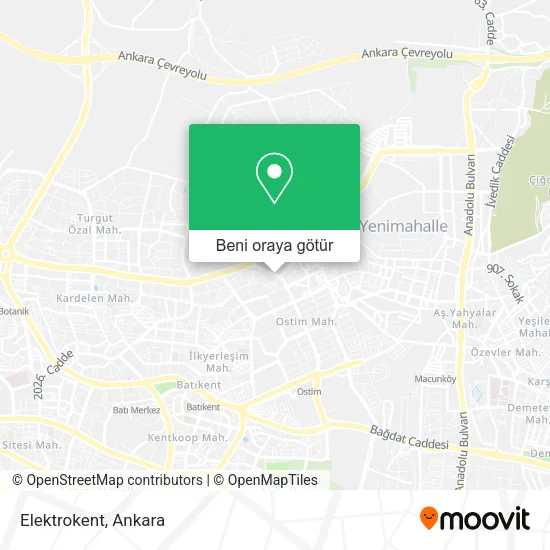Elektrokent harita