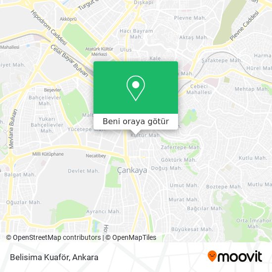 Belisima Kuaför harita