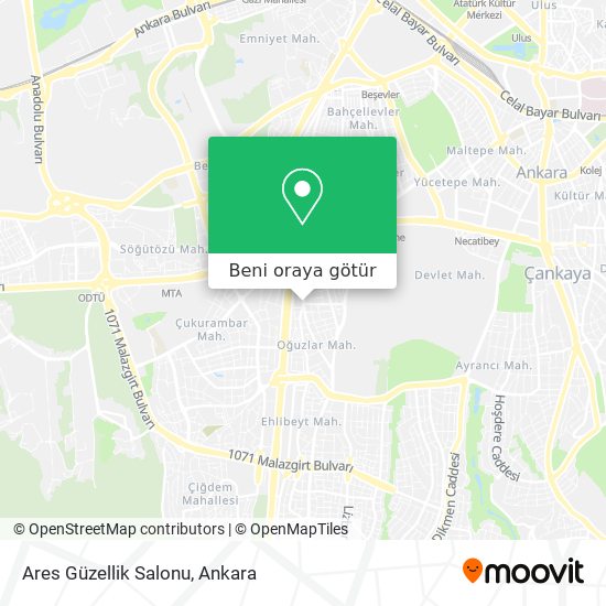 Ares Güzellik Salonu harita