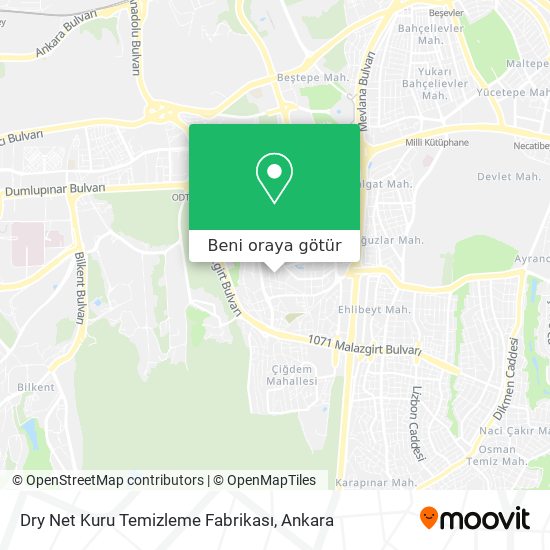 Dry Net Kuru Temizleme Fabrikası harita