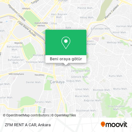 ZFM RENT A CAR harita