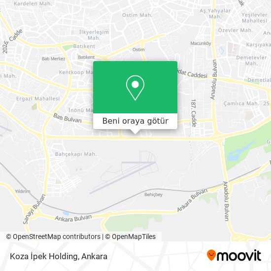 Koza İpek Holding harita