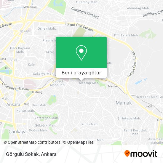 Görgülü Sokak harita