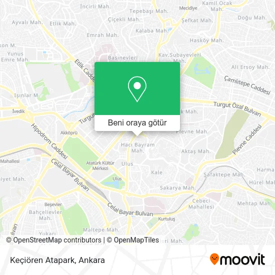 Keçiören Atapark harita