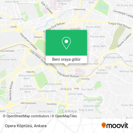 Opera Köprüsü harita