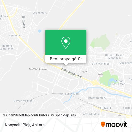 Konyaaltı Plajı harita
