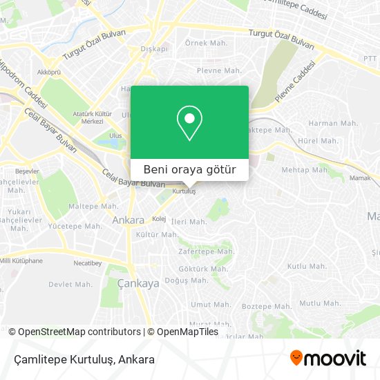 Çamlitepe Kurtuluş harita