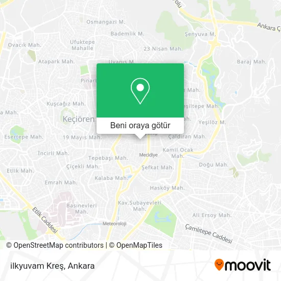 ilkyuvam Kreş harita