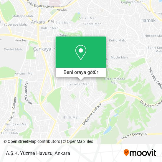 A.Ş.K. Yüzme Havuzu harita