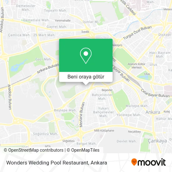 Wonders Wedding Pool Restaurant harita
