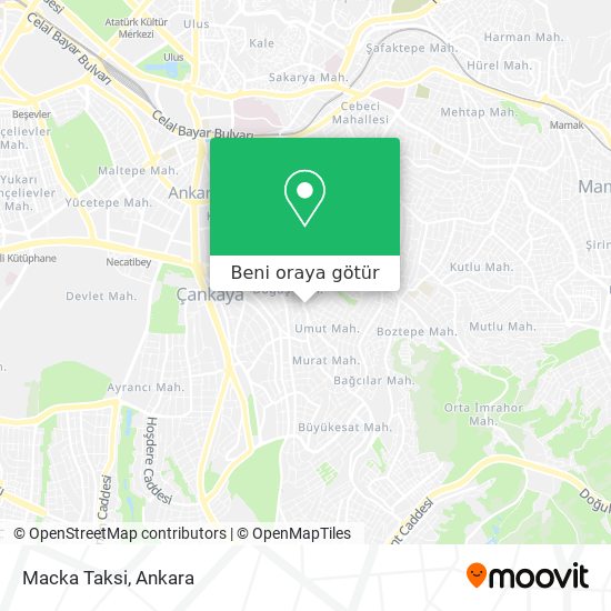 Macka Taksi harita
