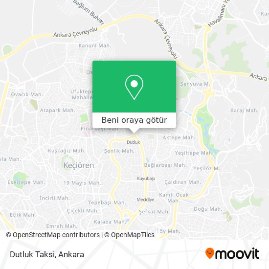 Dutluk Taksi harita