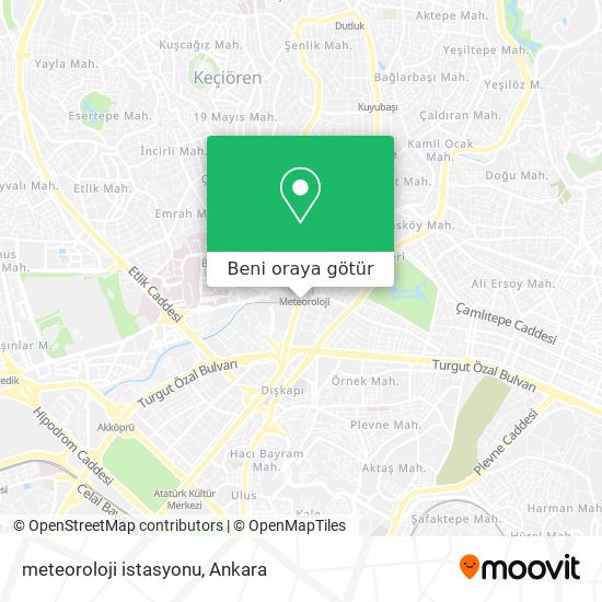 meteoroloji istasyonu harita