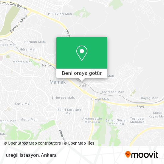 ureğil istasyon harita