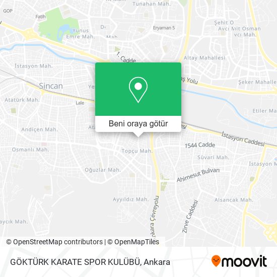 GÖKTÜRK KARATE SPOR KULÜBÜ harita