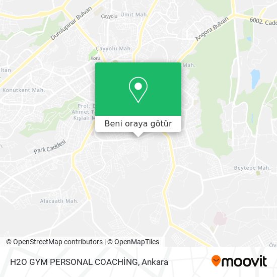 H2O GYM PERSONAL COACHİNG harita