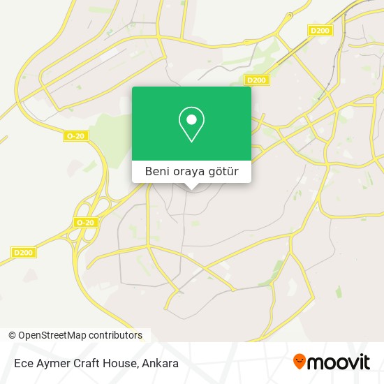 Ece Aymer Craft House harita