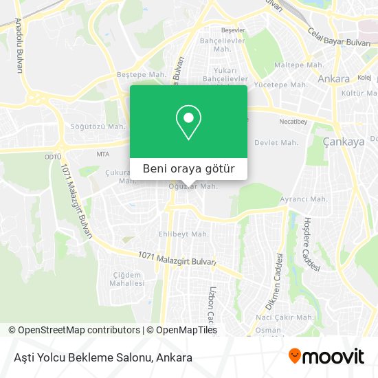 Aşti Yolcu Bekleme Salonu harita