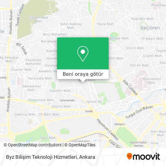Byz Bilişim Teknoloji Hizmetleri harita