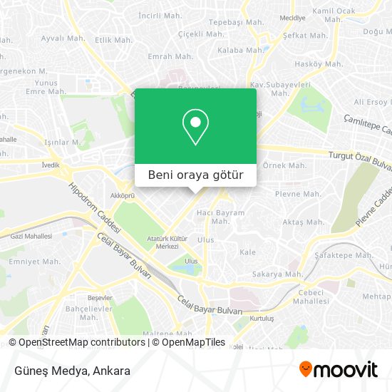 Güneş Medya harita