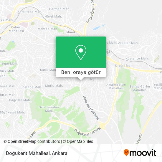 Doğukent Mahallesi harita