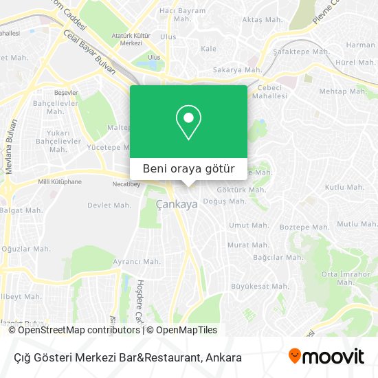 Çığ Gösteri Merkezi Bar&Restaurant harita