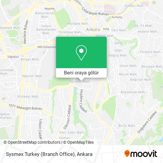 Sysmex Turkey (Branch Office) harita