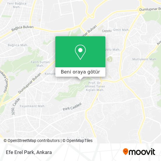 Efe Erel Park harita